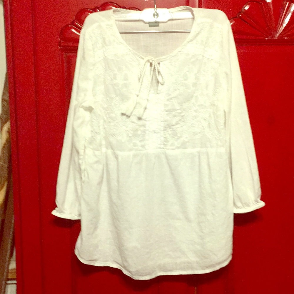 White Linen blouse